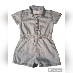 Zara Denim Toddler Jumpsuit/Romper Size 18-24 months. Girls